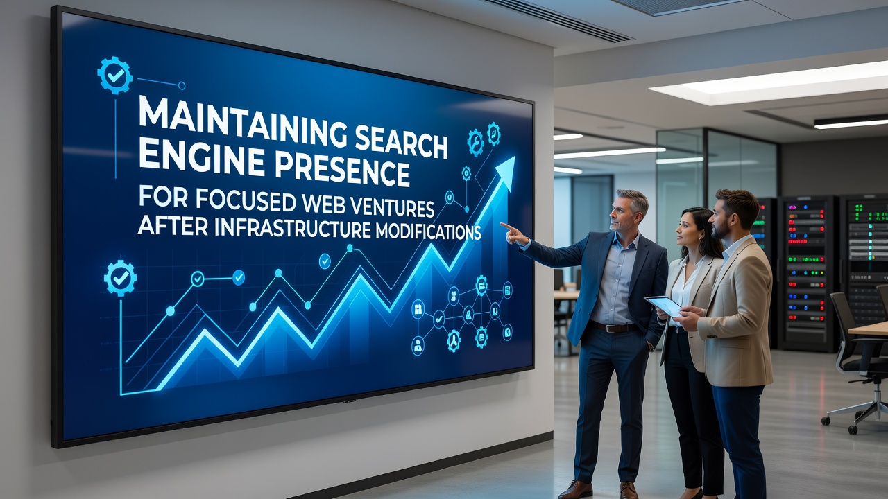 Maintaining Search Engine Presence for Focused Web Ventures After Infrastructure Modifications