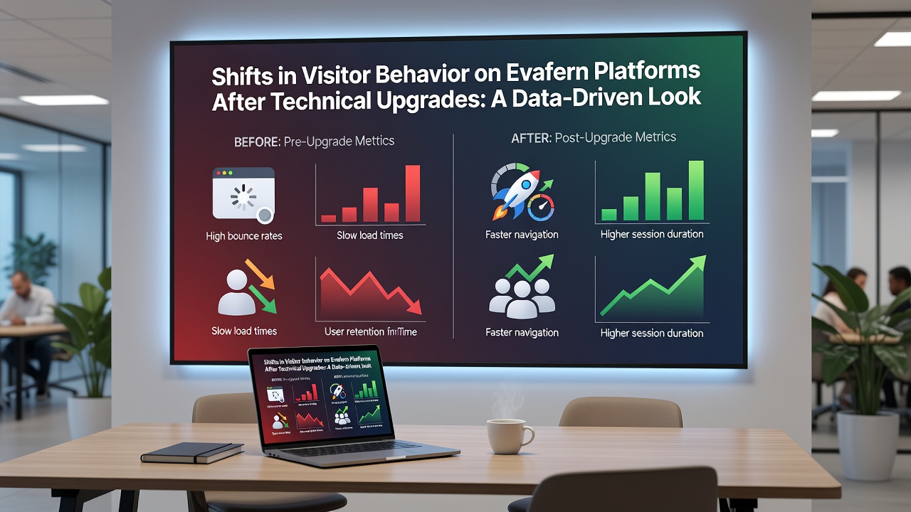 Chart illustrating mobile versus desktop session trends on Evafern platforms following October 2026 infrastructure changes
